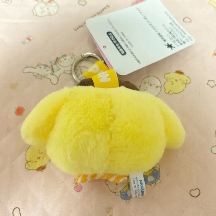 [BUNJANG] Pompompurin Face Plush Keychain / 폼폼푸린 얼굴 인형 키링