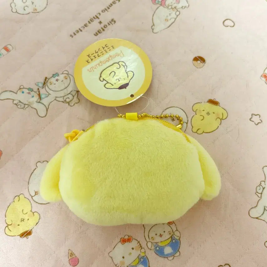 [BUNJANG] Pompompurin Face Coin Pouch Keychain / 폼폼푸린 얼굴 동전지갑 키링