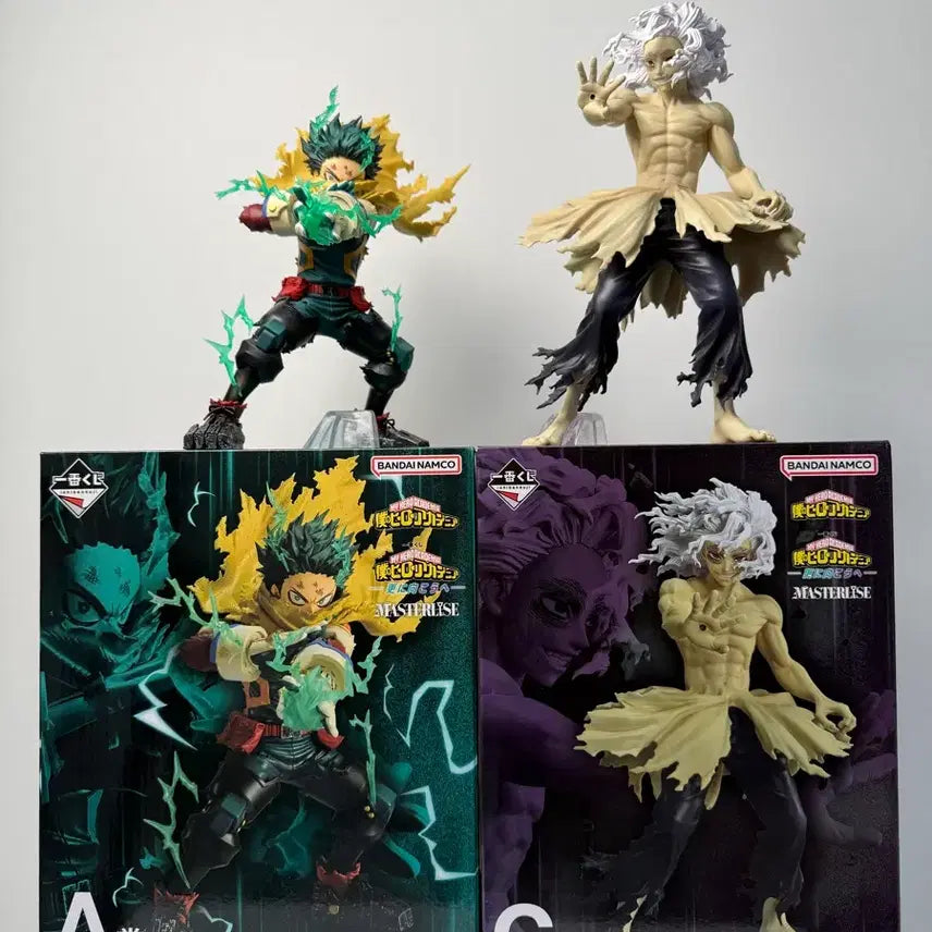 [BUNJANG] My Hero Academia Ichiban Kuji Beyond Plus Figures - Izuku Midoriya &amp; Tomura Shigaraki Set / 제일복권 나히아 저너머로 A상 C상 미도리야 시가라키 세트