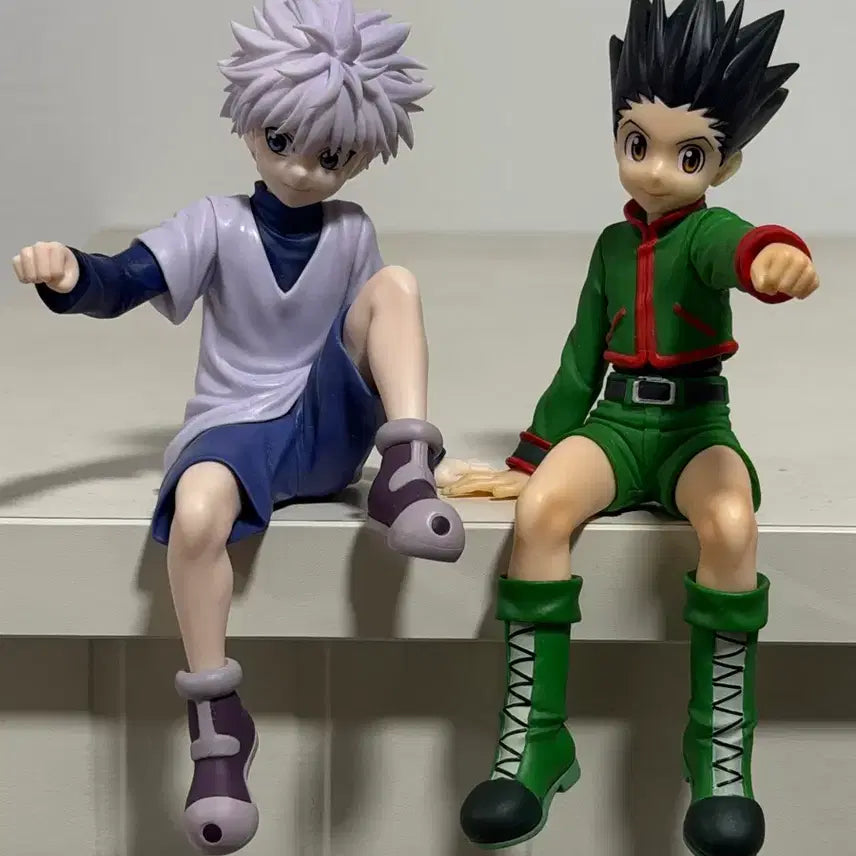 [BUNJANG] Hunter x Hunter Gon &amp; Killua Noodle Stopper Bundle Set / 헌터헌터 곤 키르아 누들스토퍼 (일괄)