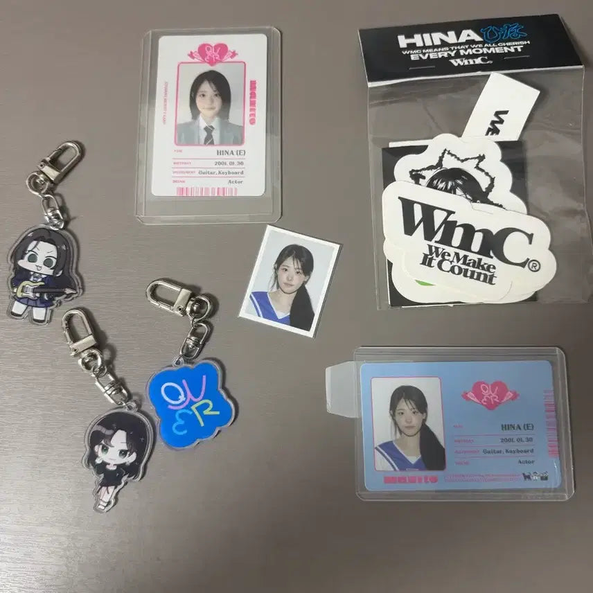 [BUNJANG] Qwer Hina Merchandise Bundle Set / Qwer히나 굿즈