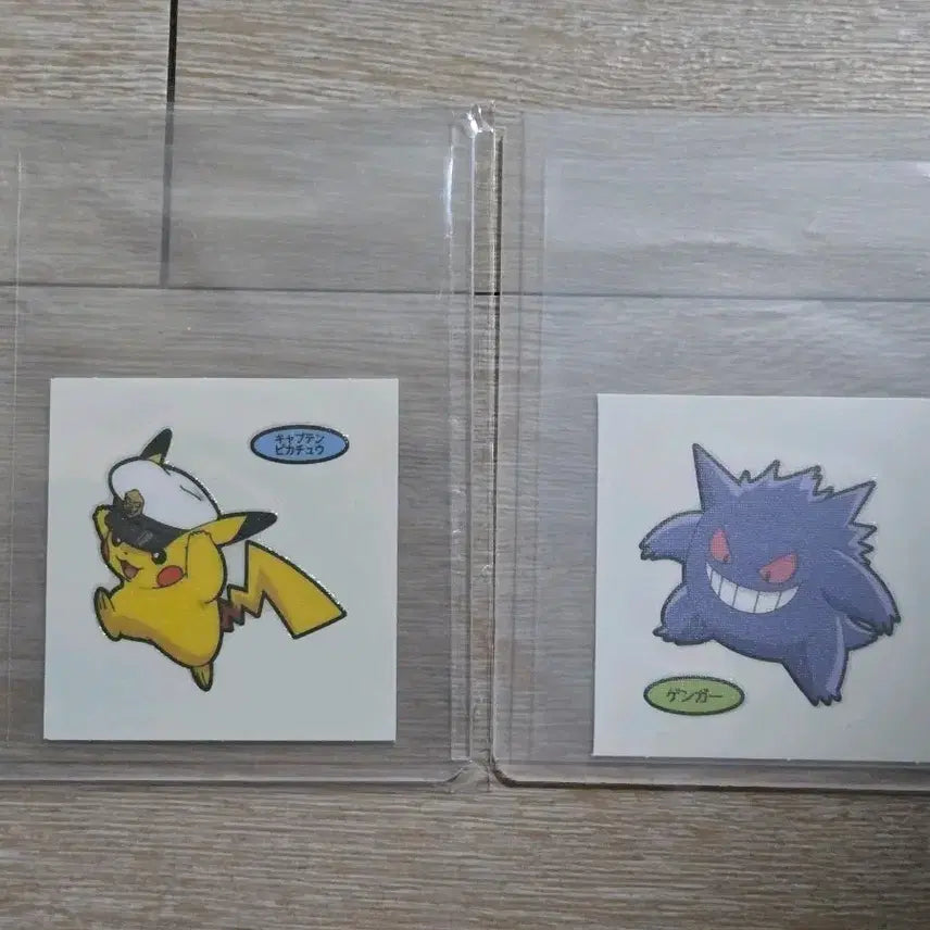 [BUNJANG] Japanese Pokemon TTB Sticker Captain Chu Phantom / 포켓몬 일판 띠부씰 캡틴츄 팬텀