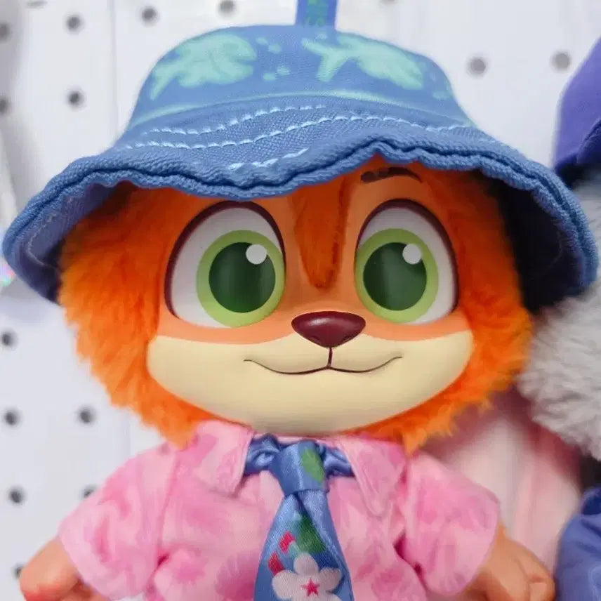 [BUNJANG] Zootopia Nick &amp; Judy Plush Keychain Set / 주토피아 닉, 주디 인형 키링