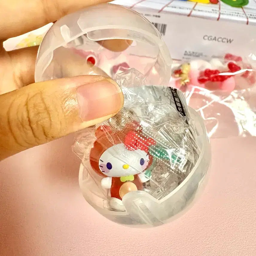 [BUNJANG] Sanrio Kerokero Party Frog Mezushi Kitty Gacha (Sealed) / 미개봉)산리오 케로케로 파티 개구리 메지루시 키티 가챠