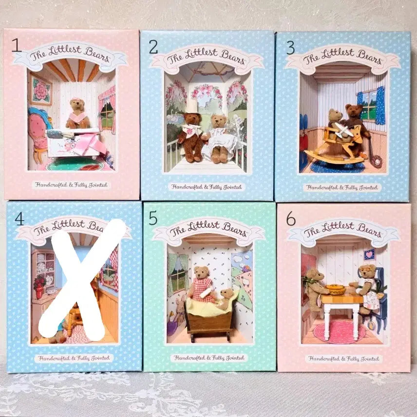 [BUNJANG] Gund Miniature Bears Collection Display Item / Gund Miniature Bears 빈티지 건드 테디베어 곰돌이 미니어처 소품 장식 수집 인테리어 오브제 리틀 베어스