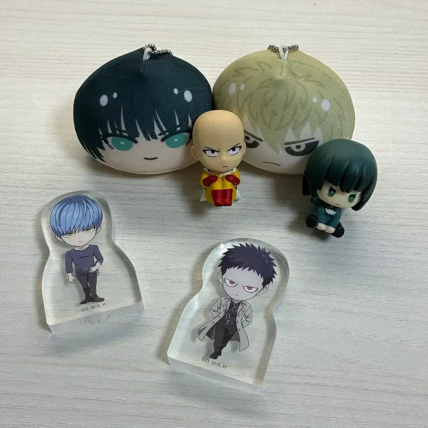[BUNJANG] One Punch Man Manju Batch Set - Genos, Saitama, Zombie Man, Corotto Gacha / 6개일괄) 원펀맨 제노스 사이타마 만쥬 좀비맨 마스크 코롯토 가챠