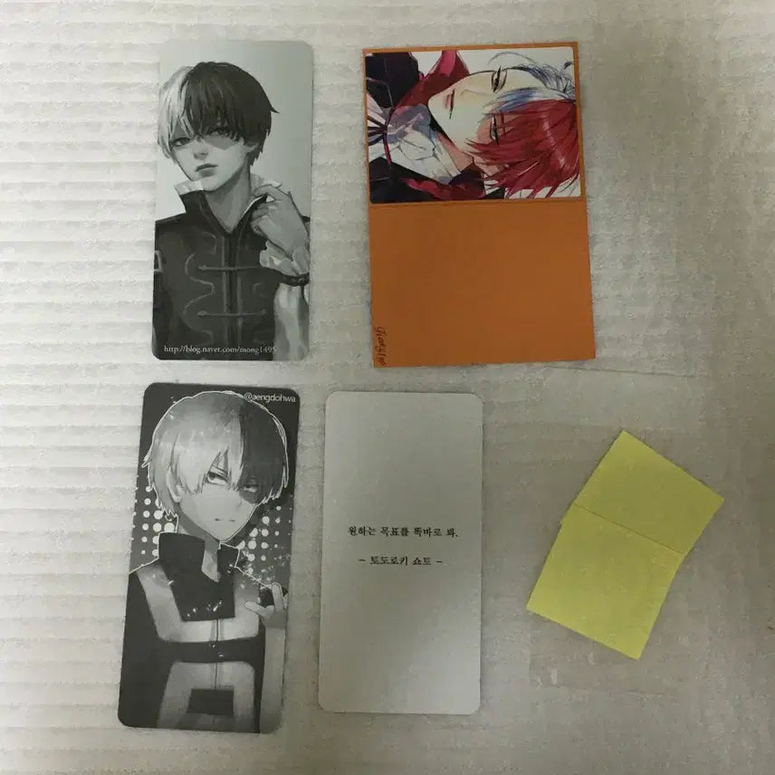 [BUNJANG] My Hero Academia Todoroki Unofficial Photocard / 히로아카 토도로키 비공굿 포카