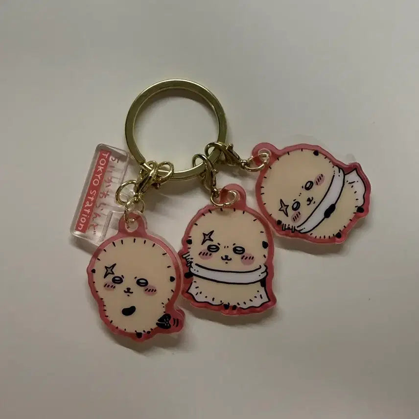 [BUNJANG] Monchhichi Lucky Otter Acrylic Keyring / 먼작귀 랏코 아크릴 키링