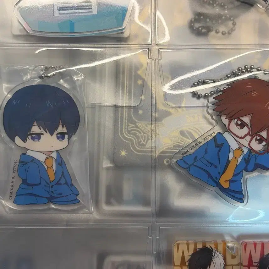 [BUNJANG] Forget Battery Kiyomine Haruka &amp; Chihaya Acrylic Keyring Set / 망각배터리 키요미네 하루카 치하야 아크릴 키링 가챠