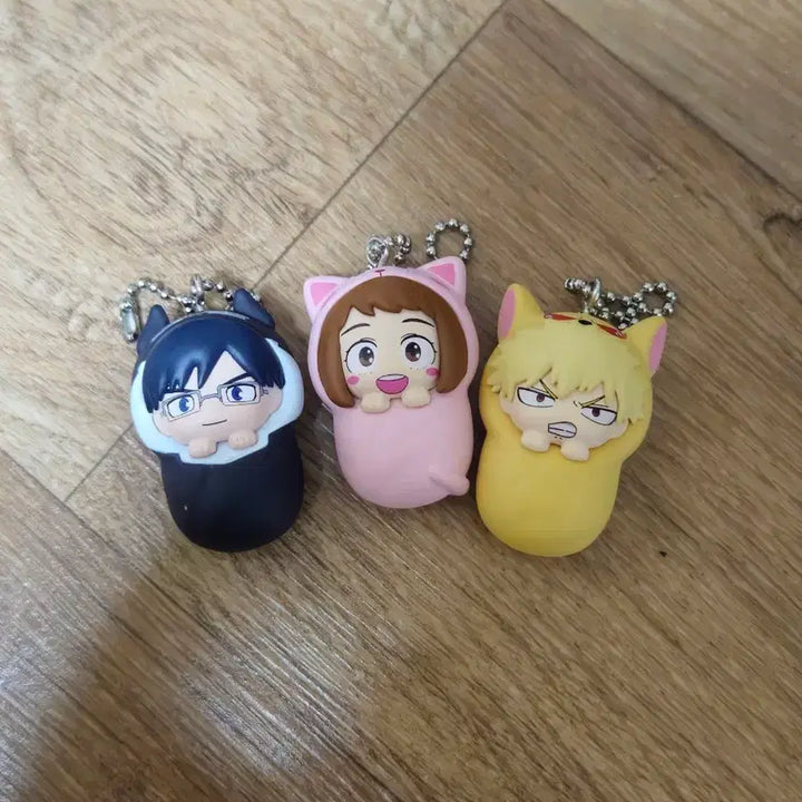 [BUNJANG] My Hero Academia Gacha Keychain Bundle Set / 나히아 포대기 키링 가챠 바쿠고 텐야 우라라카 일괄