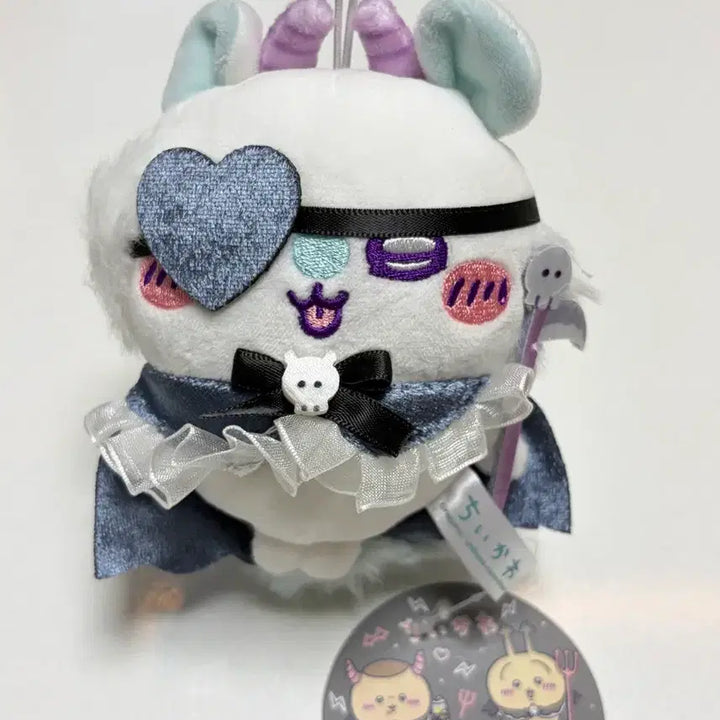 [BUNJANG] Chiikawa Devil Angel Momonga Mascot Keychain Plush / 치이카와 악마천사 모몽가 악마 마스코트 키링 인형