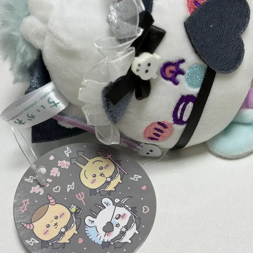 [BUNJANG] Chiikawa Devil Angel Momonga Mascot Keychain Plush / 치이카와 악마천사 모몽가 악마 마스코트 키링 인형