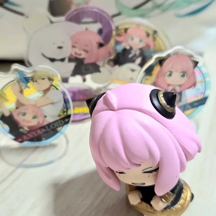 [BUNJANG] Spy x Family Loid Plush Doll &amp; Anya Merchandise Bundle Set / 스파이패밀리 로이드 인형 누이 +아냐굿즈 풀 0.5