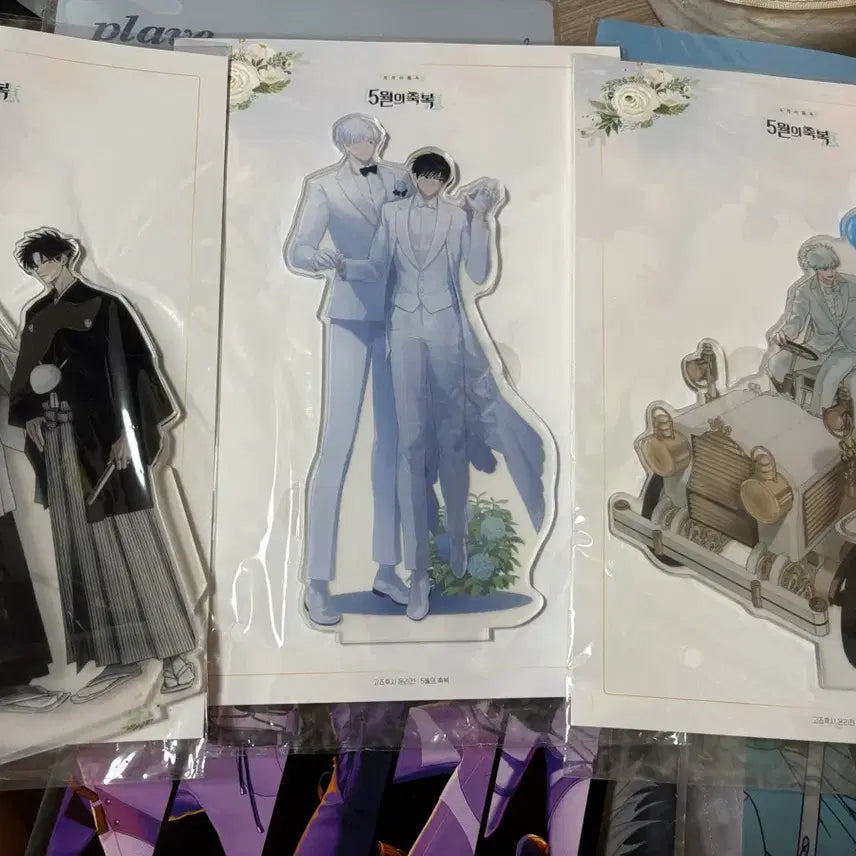 [BUNJANG] Gojo x Fushiguro Blessing of May Acrylic Stand Set / 고죠후시 5월의 축복 아크릴 스탠드 3종