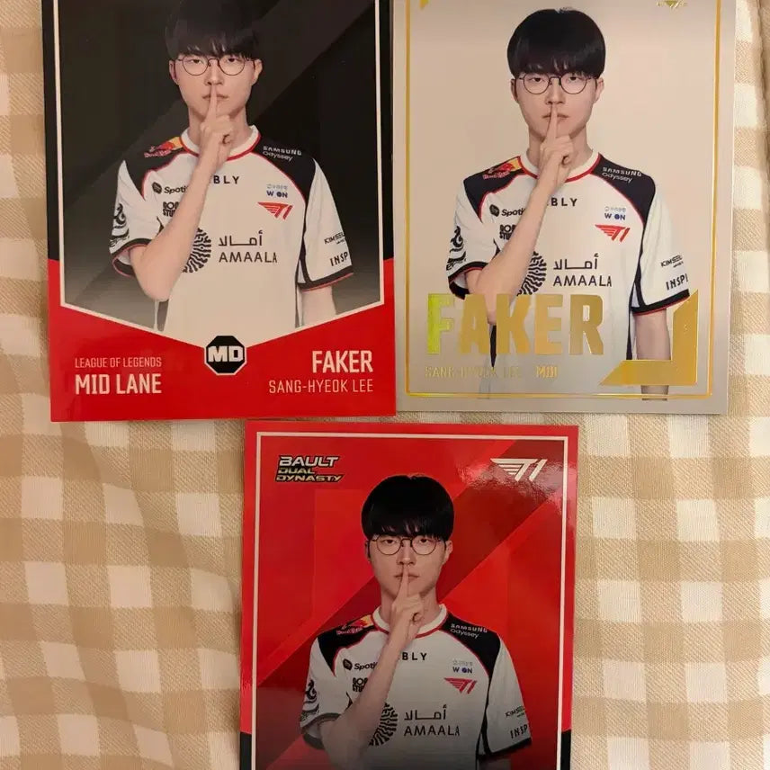 [BUNJANG] T1 Faker Photocard Set / 티원 T1 Bault 페이커 포카 세트