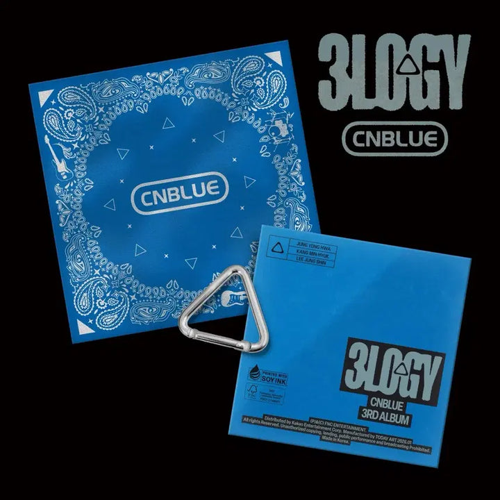 [BUNJANG] CNBLUE 3rd Album [3LOGY] Bandana Ver. Limited Edition / CNBLUE(씨엔블루) - 3RD ALBUM [3LOGY] (BANDANA VER .) *LIMITED EDITION*