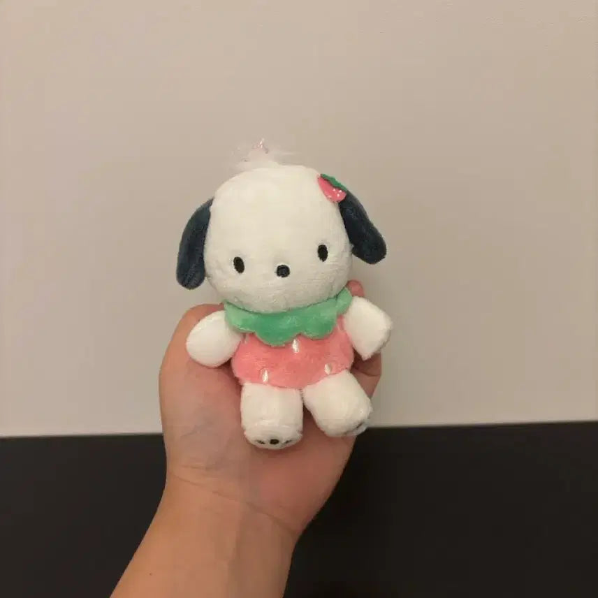 [BUNJANG] Strawberry Pochacco Keychain / 딸기 포차코 키링