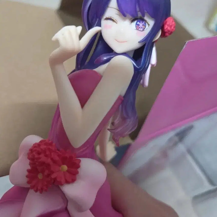 [BUNJANG] Oshi no Ko Hoshino Ai Limited Edition Figure Pink Dress GIGO / 최애의아이  호시노아이  한정피규어 핑크드레스 GIGO (기고)
