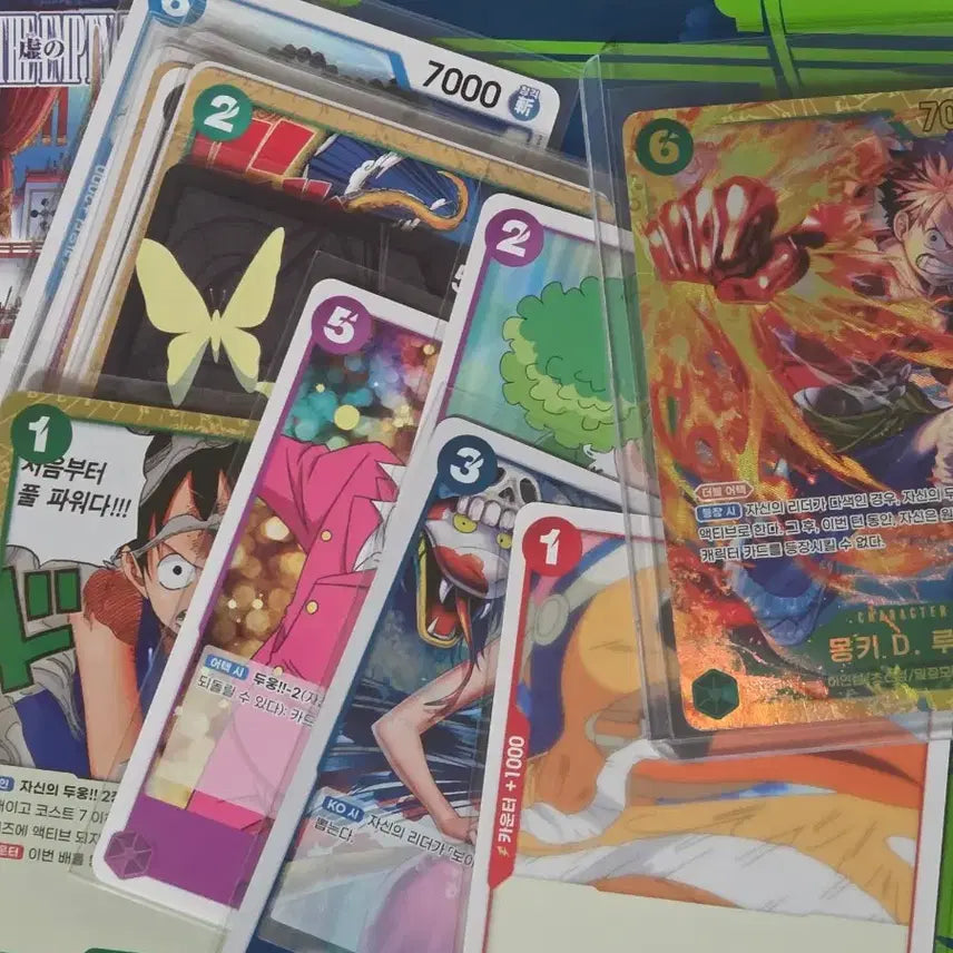 [BUNJANG] One Piece Monkey D. Luffy Card / 원피스 몽키 D. 루피 카드