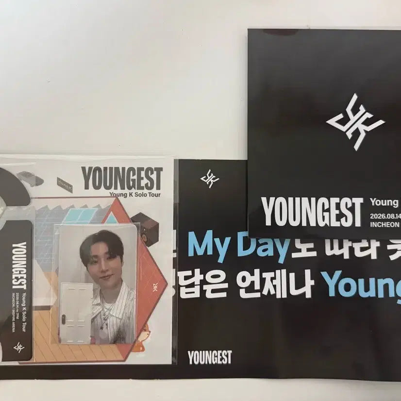 [BUNJANG] Young K First Concert Entry Gift &amp; Paper Slogan / 영케이 첫콘 입장 기프트 + 종이 슬로건