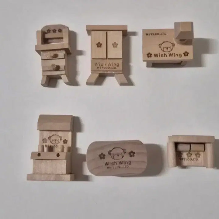 [BUNJANG] Wishwing Miniature Set (6 pieces) / 6개셋트)고전 위시윙 미니어처 셋트