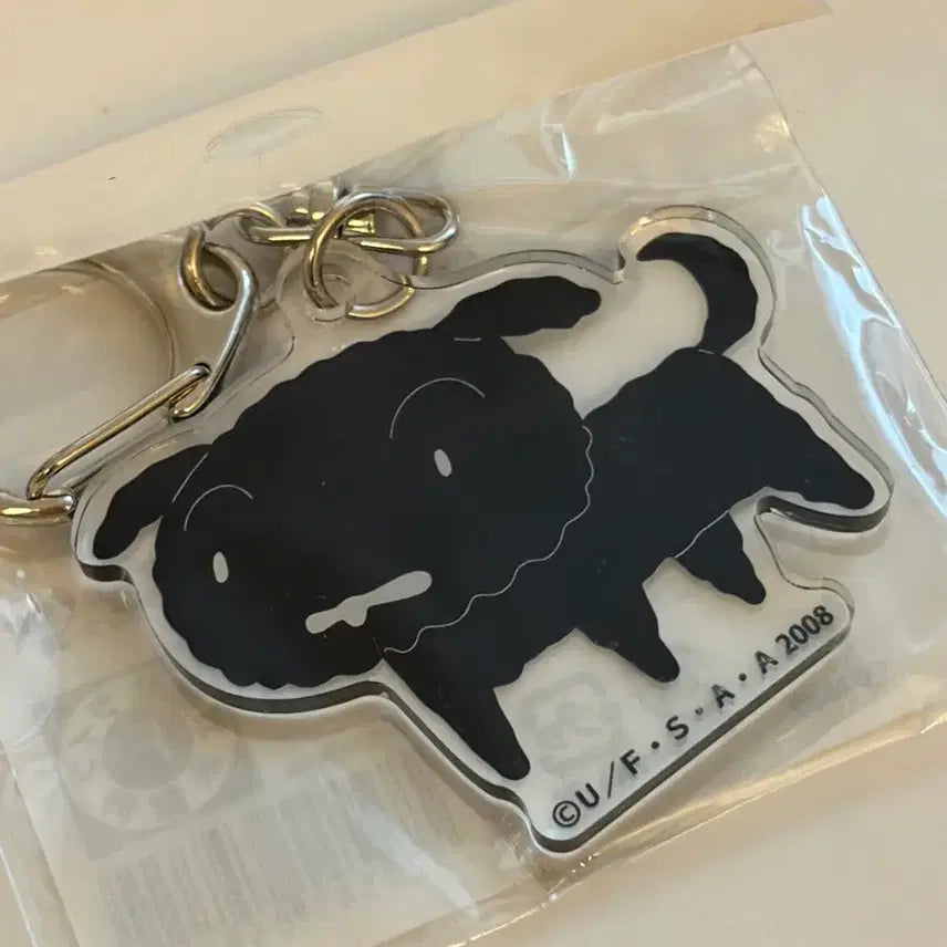 [BUNJANG] Crayon Shin-chan Blackie Acrylic Keyring / 검둥이 아크릴 키링