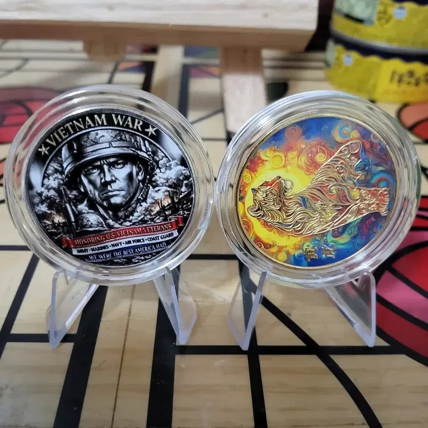 [BUNJANG] Vietnam War Commemorative Medal and Tiger Medal Set / 베트남전 기념 메달 외