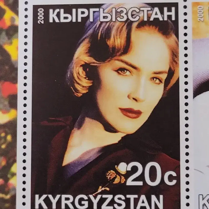 [BUNJANG] Sharon Stone Commemorative Stamp / 2000년 미국 할리우드 영화배우 샤론스톤기념 우표 Sharon Stone
