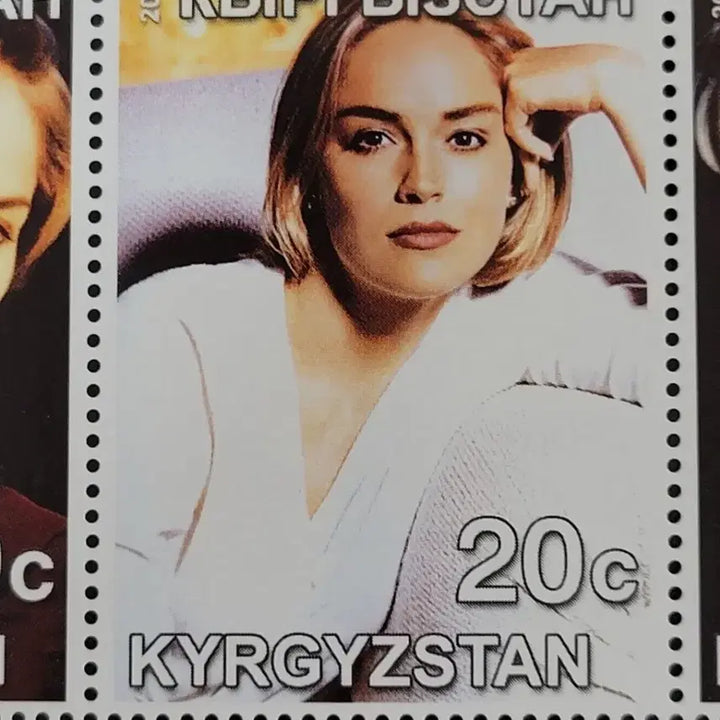[BUNJANG] Sharon Stone Commemorative Stamp / 2000년 미국 할리우드 영화배우 샤론스톤기념 우표 Sharon Stone