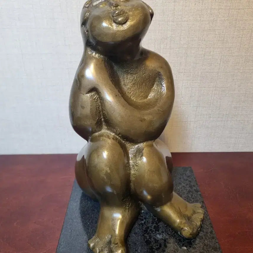 [BUNJANG] Dreaming Girl Bronze Sculpture / [동 브론즈 작품]  꿈꾸는 소녀