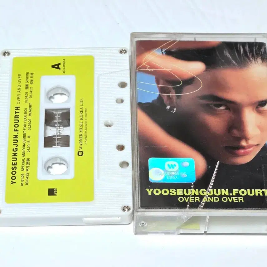 [BUNJANG] Yoo Seung Jun 4th Album OVER AND OVER (Vision) Cassette Tape / 유승준 4집 OVER AND OVER (비전) 정품 카세트테이프