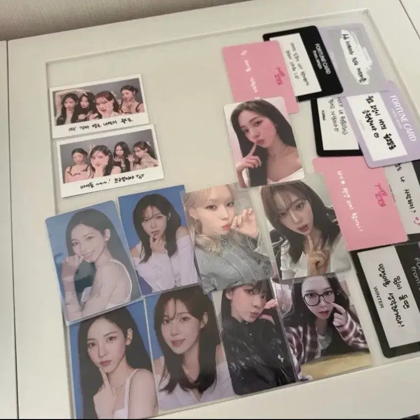 [BUNJANG] Aespa Exhibition Karina Winter Bundle Set Polaroid POB Photocard / 일괄] 에스파 전시회 potd 카리나 윈터 포카 칼윈 폴라로이드 미공포 드라마