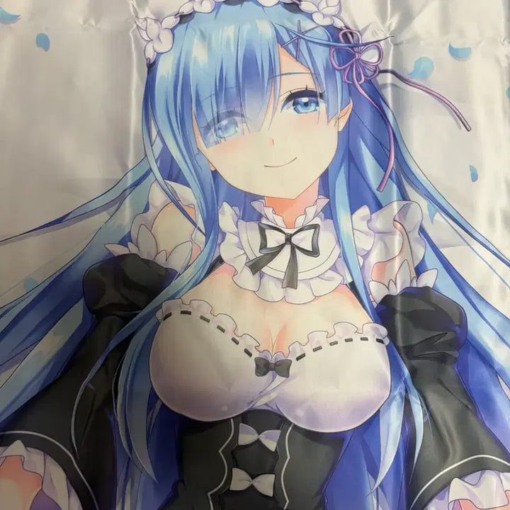 [BUNJANG] Re:Zero Ram Long Hair Dakimakura (Unofficial, Unused) / 리제로 렘 다키마쿠라(비공식 미사용)