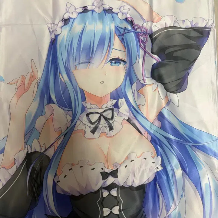 [BUNJANG] Re:Zero Ram Long Hair Dakimakura (Unofficial, Unused) / 리제로 렘 다키마쿠라(비공식 미사용)