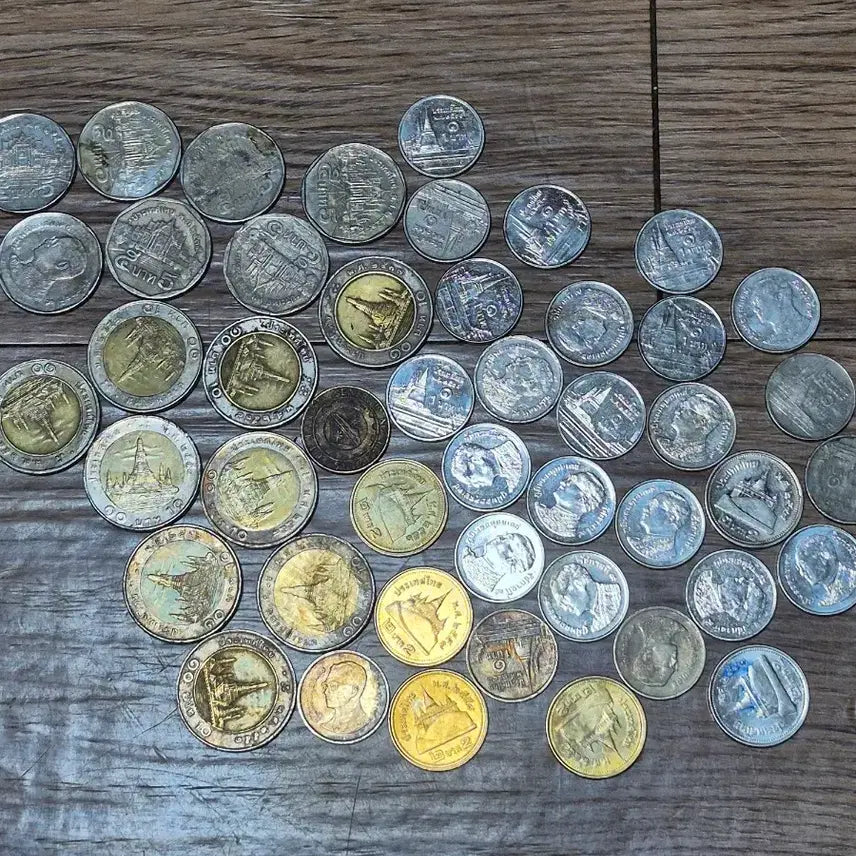 [BUNJANG] Thailand Coin Set (50 pcs) / 태국 동전 세트. 50개