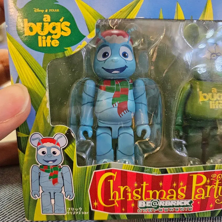 [BUNJANG] Bearbrick 100% Bugs Life Christmas Party Edition Set / 베어브릭 100% 벅스라이프