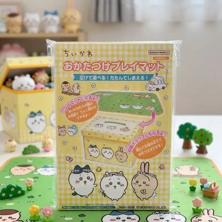 [BUNJANG] Chiikawa Playmat and Storage Box / 치이카와 플레이매트 겸 보관함 (일본새상품)
