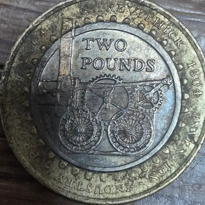 [BUNJANG] United Kingdom 1866, 1907 Penny &amp; 2004 2 Pound Coin Set / 영국 주화 2파운드 1페니 2개 세트 3점