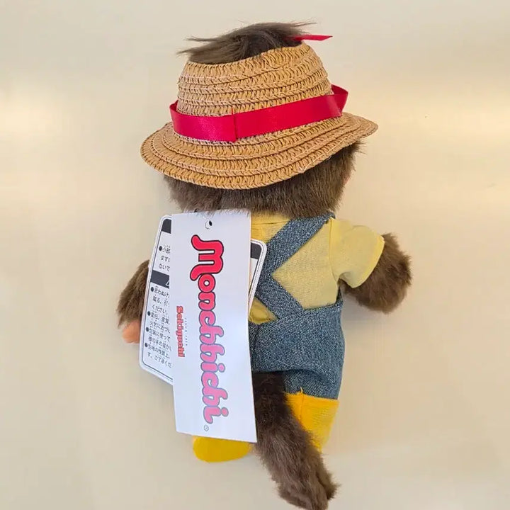 [BUNJANG] Yufuin Limited Edition Farmer Monchhichi Doll / 유후인 한정 고에몬 농부몬치치