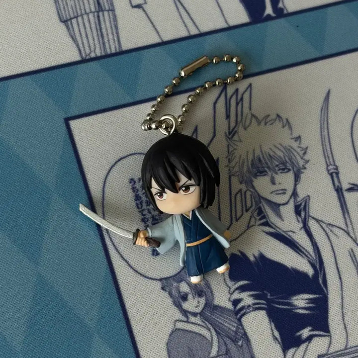 [BUNJANG] Gintama Benizakura Arc Katsura Zura Vintage Keychain / 은혼 홍앵편 카츠라 즈라 고전 키링