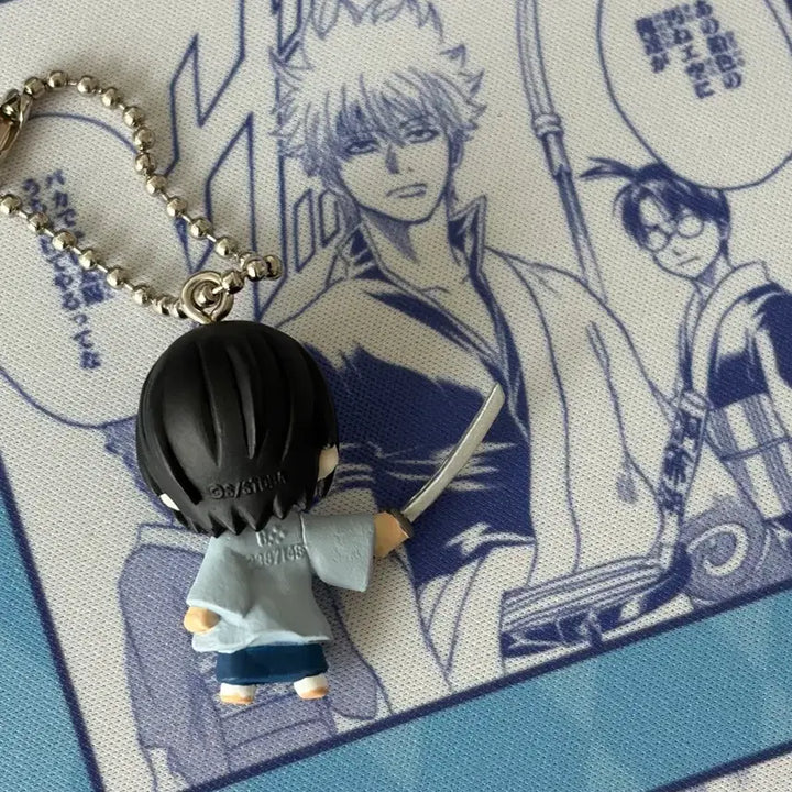 [BUNJANG] Gintama Benizakura Arc Katsura Zura Vintage Keychain / 은혼 홍앵편 카츠라 즈라 고전 키링