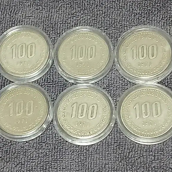 [BUNJANG] 1971 100 Won Coin Bundle Set (10 pcs) / 1971년 100원 10개 일괄