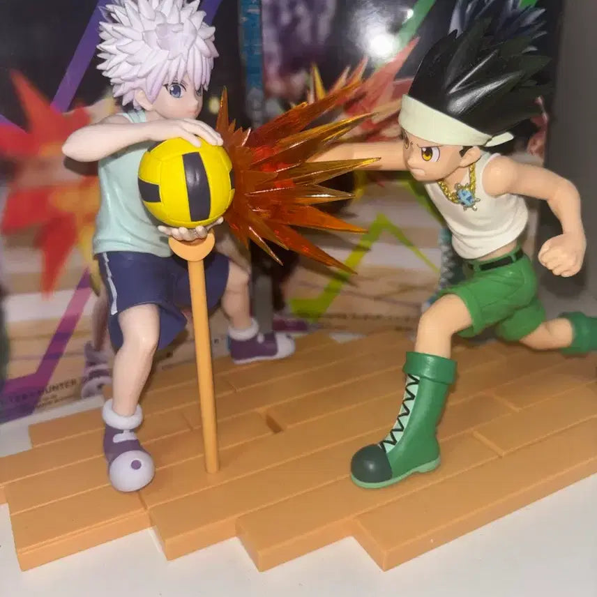 [BUNJANG] Hunter x Hunter Greed Island Gon &amp; Killua Figure Bundle Set / 헌터헌터 그리드아일랜드 곤 키르아 피규어 일괄
