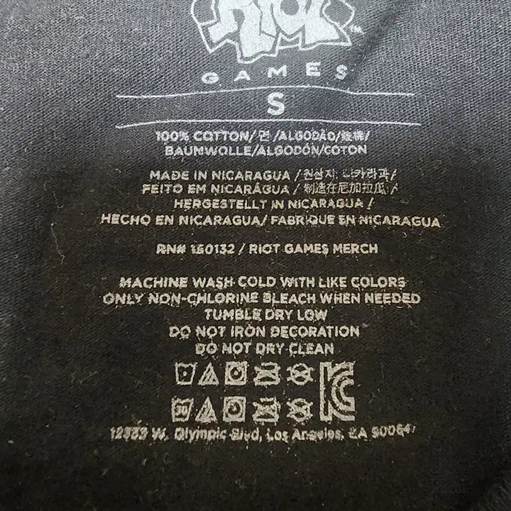 [BUNJANG] League of Legends Worlds Short Sleeve T-Shirt / 리그 오브 레전드 월즈 반팔 티셔츠