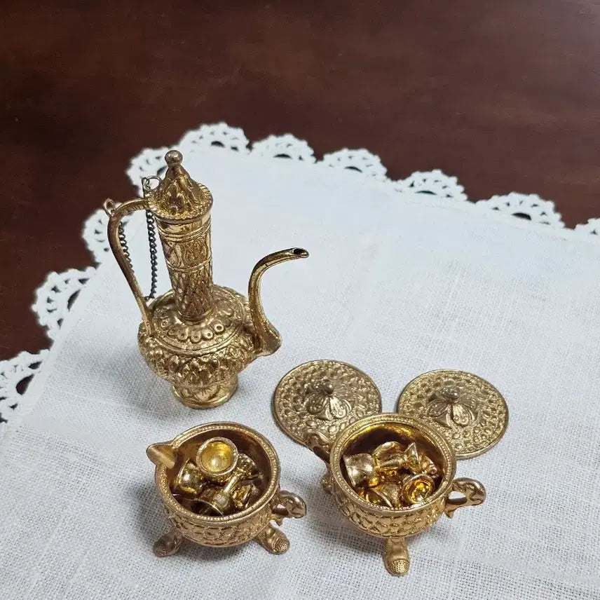 [BUNJANG] Vintage Miniature Teapot &amp; Tureen Set / 미국 빈티지 미니어처 주전자 튜린 소품