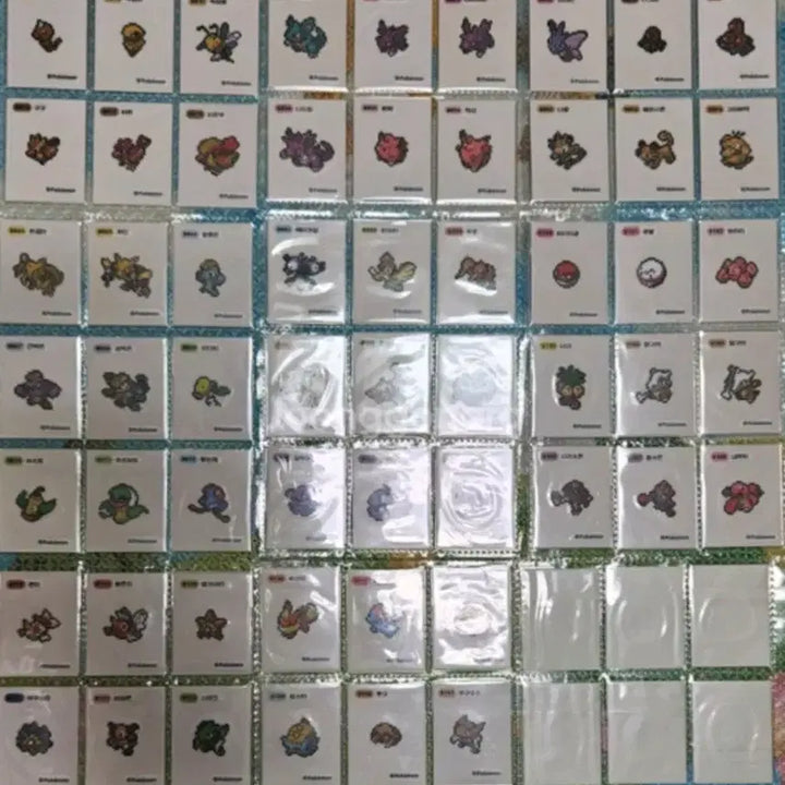 [BUNJANG] Pokemon Bread Stickers Pixel - Individual Sale / 포켓몬 띠부씰 픽셀 개별 판매