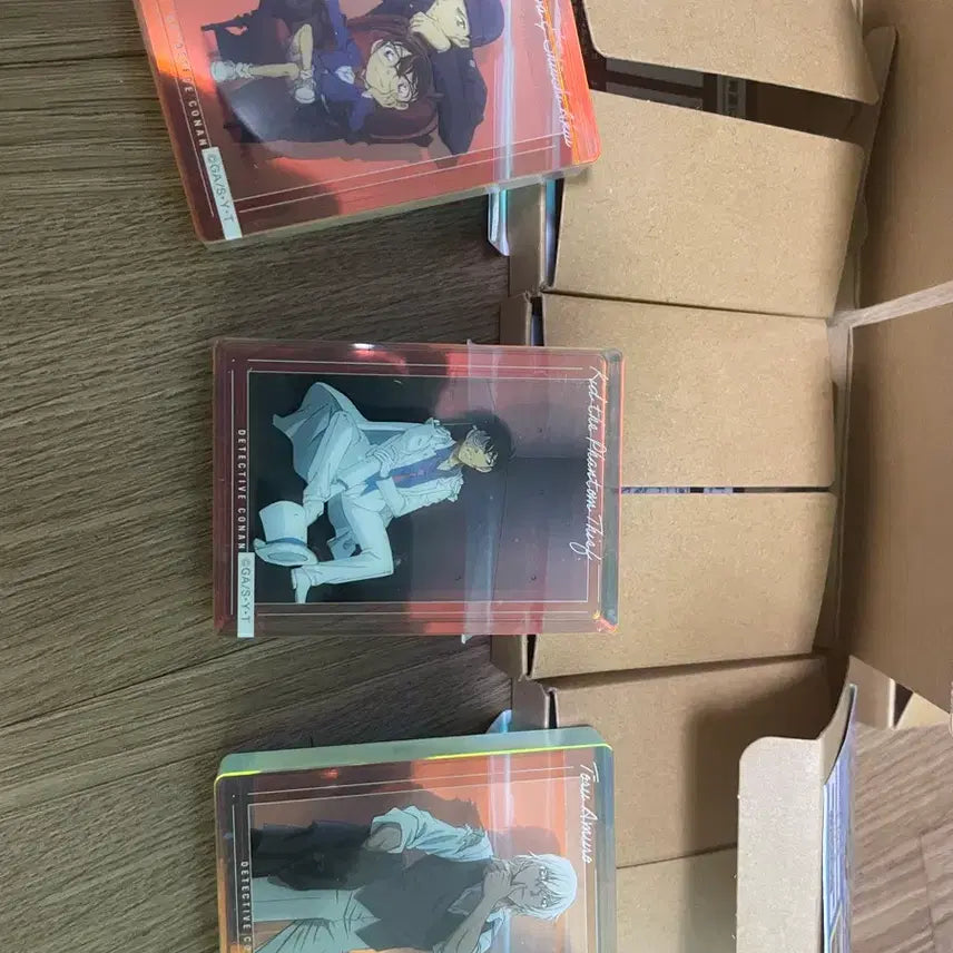 [BUNJANG] Detective Conan Noble Art Acrylic Standee - Kaito Kid, Amuro - Bundle Set / 명탐정코난 노블아트 아크릴 아카이, 괴도키드, 아무로 일괄