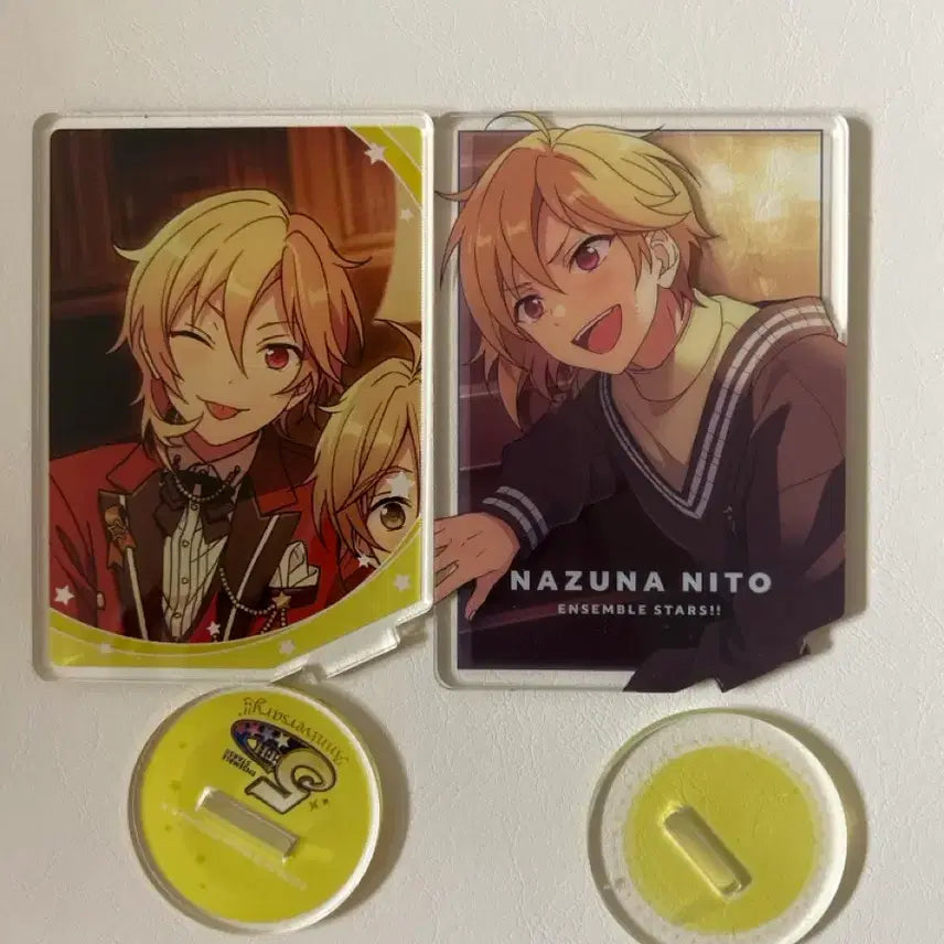 [BUNJANG] Ensemble Stars! Rabbits Nitto Nazuna 5th Anniversary Acrylic Stand Bundle Set / 앙스타 라빗츠 니토 나즈나 5주년 아크릴 스탠드 나나메 사각 일괄