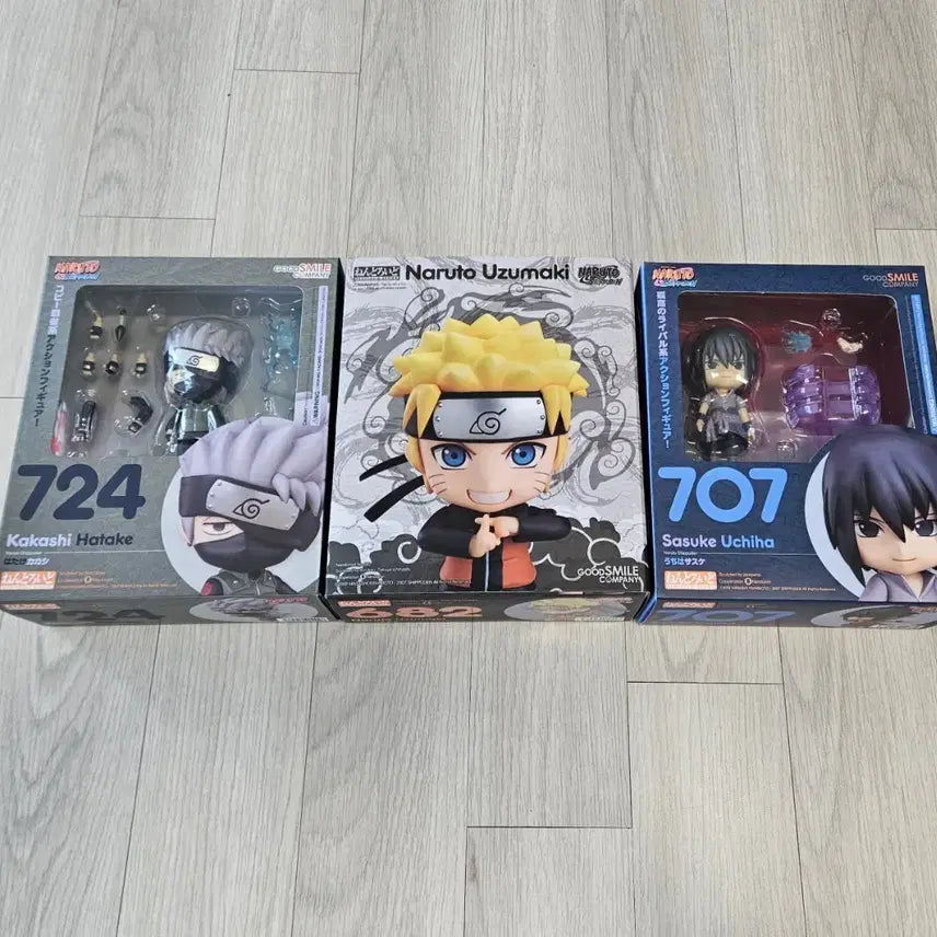 [BUNJANG] Naruto Sasuke Kakashi Nendoroid Bundle Set / 나루토 사스케 카카시 넨도 일괄