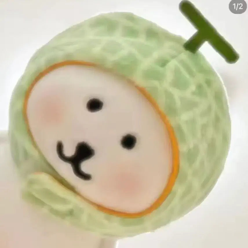 [BUNJANG] 10cm Melon Bread Hat Doll Clothes / 10cm 솜인형옷 메론빵 모자